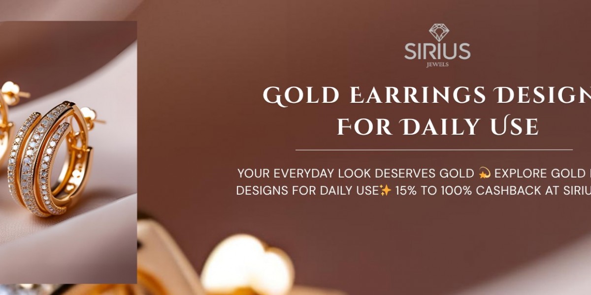 Timeless Beauty of Gold Earring Design at Sirius Jewels